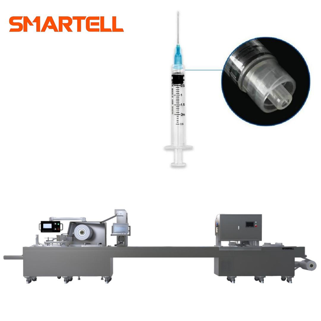 Smartell全自动一次性注射器输液器包装机软吸塑纸