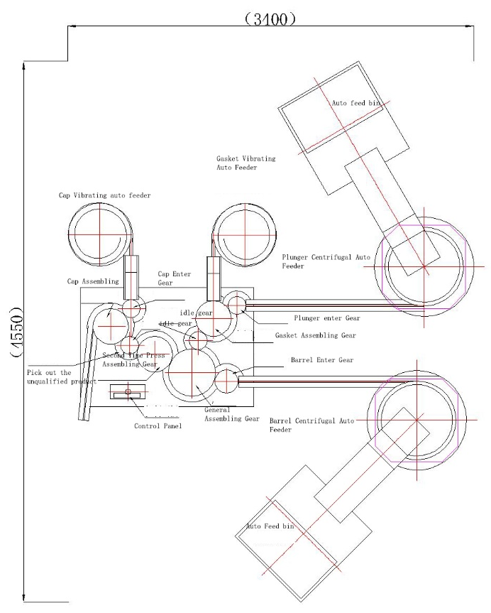 SMT-3008 胰岛素注射器组装机