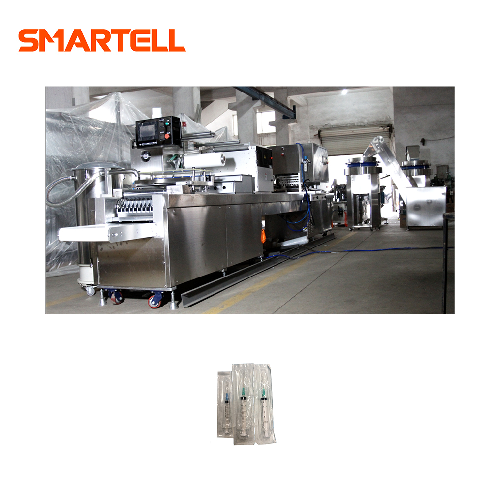 SMT-4420注射器等医疗产品包装软泡罩机